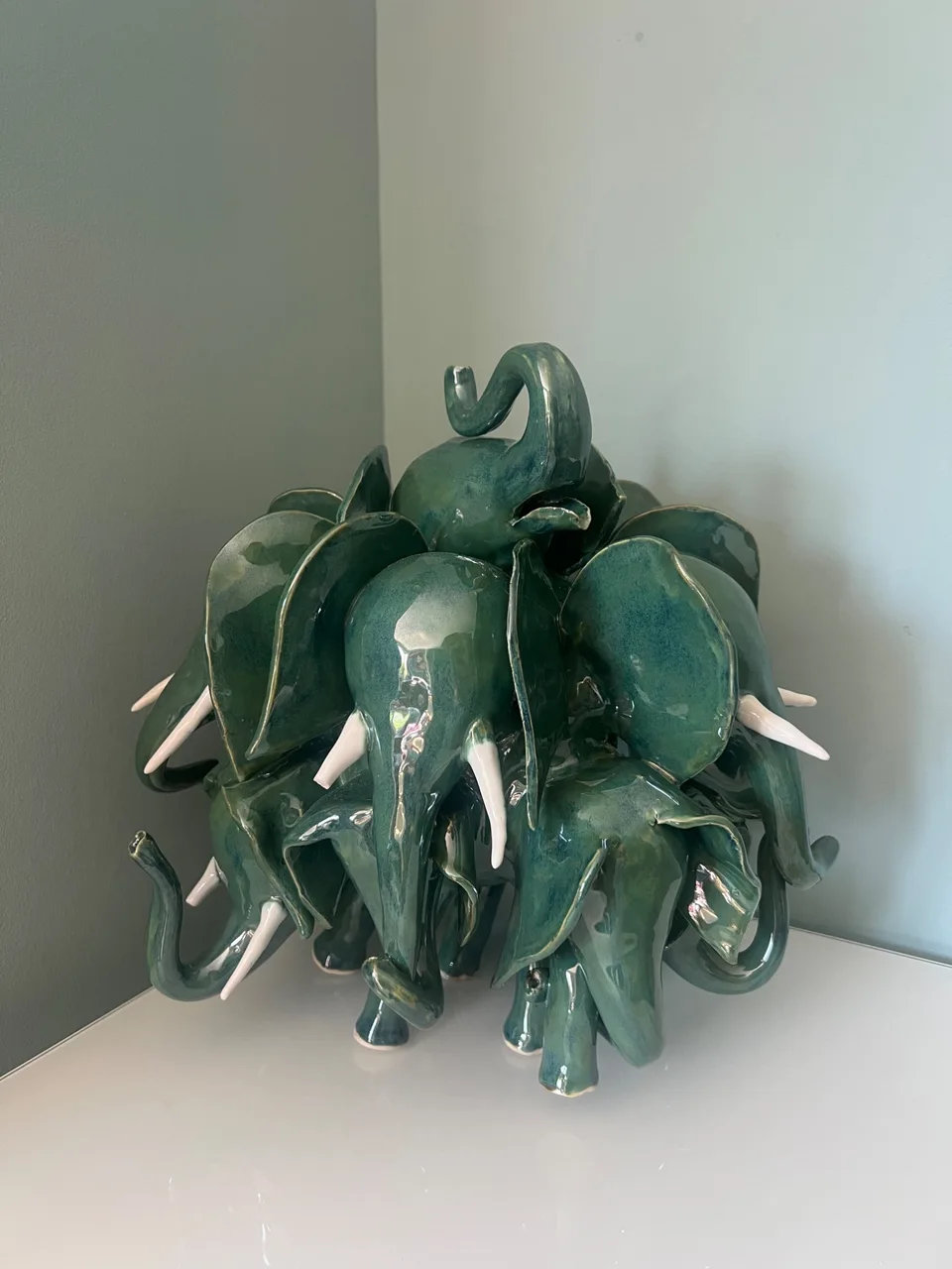 saana the elephant is cornered but will make an escape